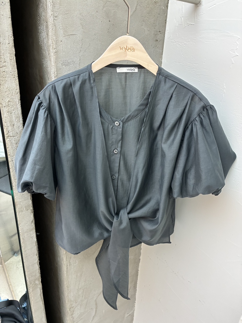 Verbena韓國直郵實拍女士新款職業時尚熱賣推薦襯衫蕾絲衫Verbena襯衫/蕾絲衫圖色2