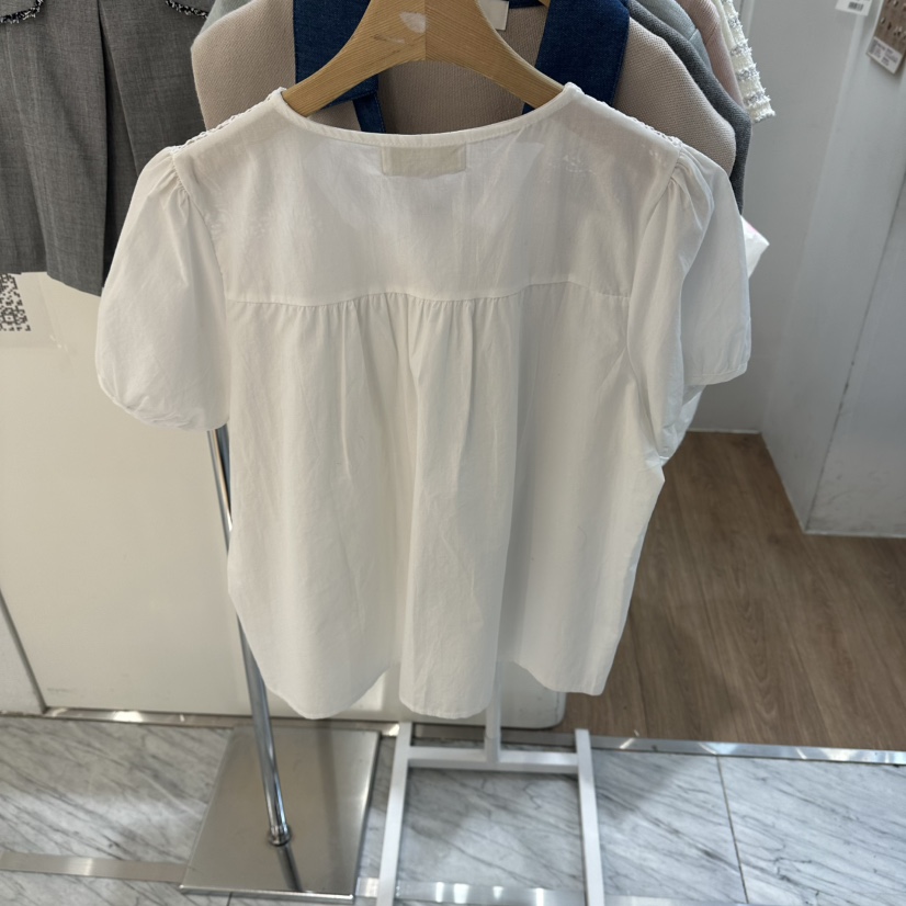 ABLESTUDIO韓國直郵實拍女裝新款職業休閑26春夏襯衫蕾絲衫ABLESTUDIO襯衫/蕾絲衫