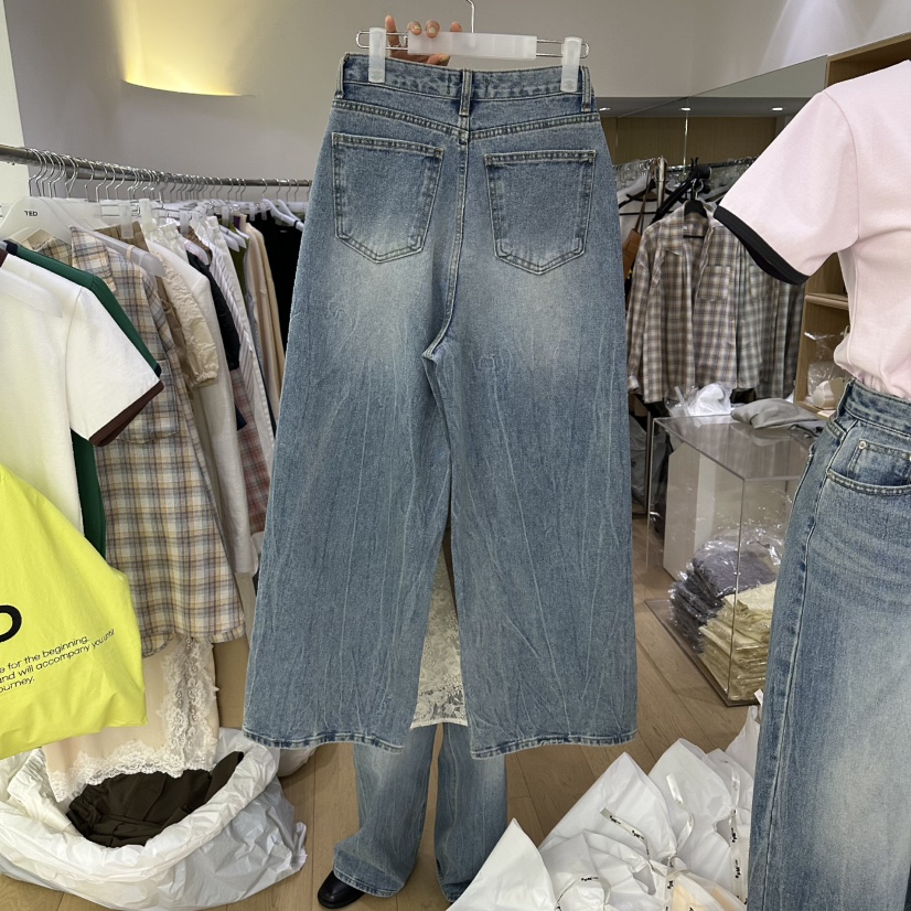 TED韓國東大門直郵女裝新品時尚推薦職業人氣26春夏牛仔褲TED牛仔褲