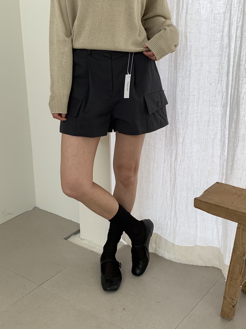 B_GARDER韓國直郵女裝新品26春夏熱賣休閑時尚人氣短褲棉質B.GARDER短褲