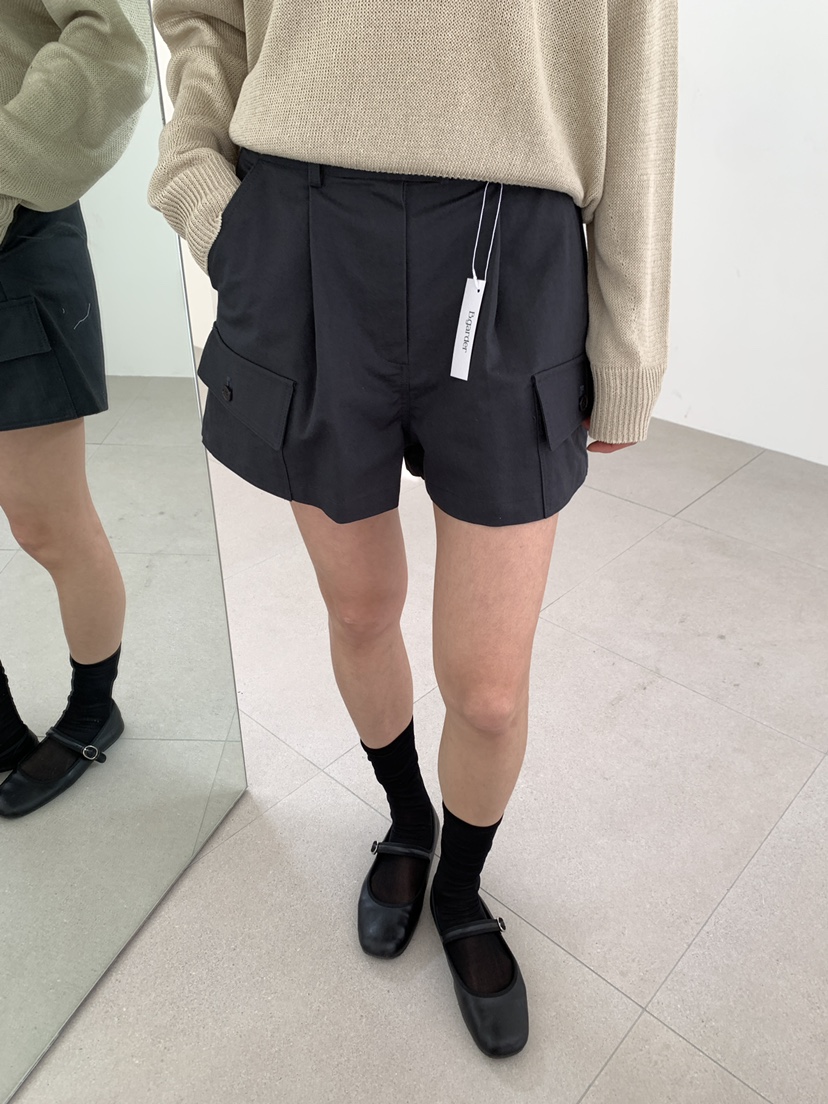 B_GARDER韓國直郵女裝新品26春夏熱賣休閑時尚人氣短褲棉質B.GARDER短褲