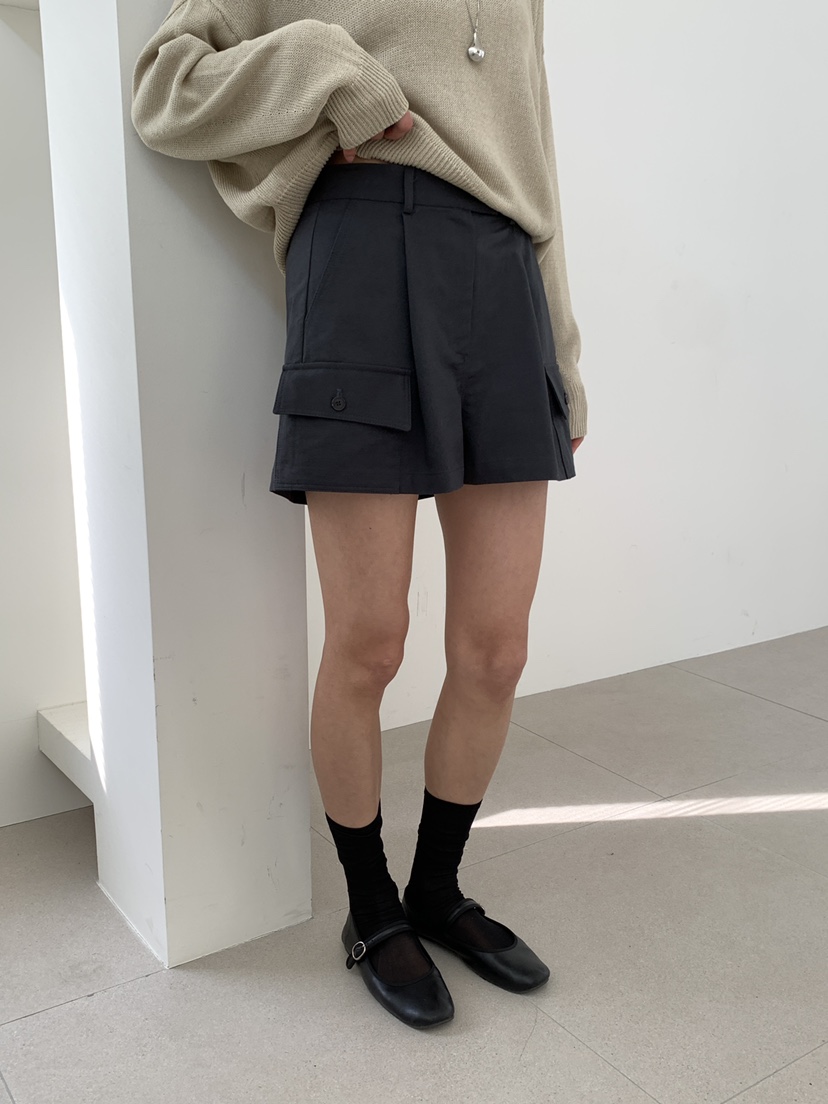 B_GARDER韓國直郵女裝新品26春夏熱賣休閑時尚人氣短褲棉質B.GARDER短褲