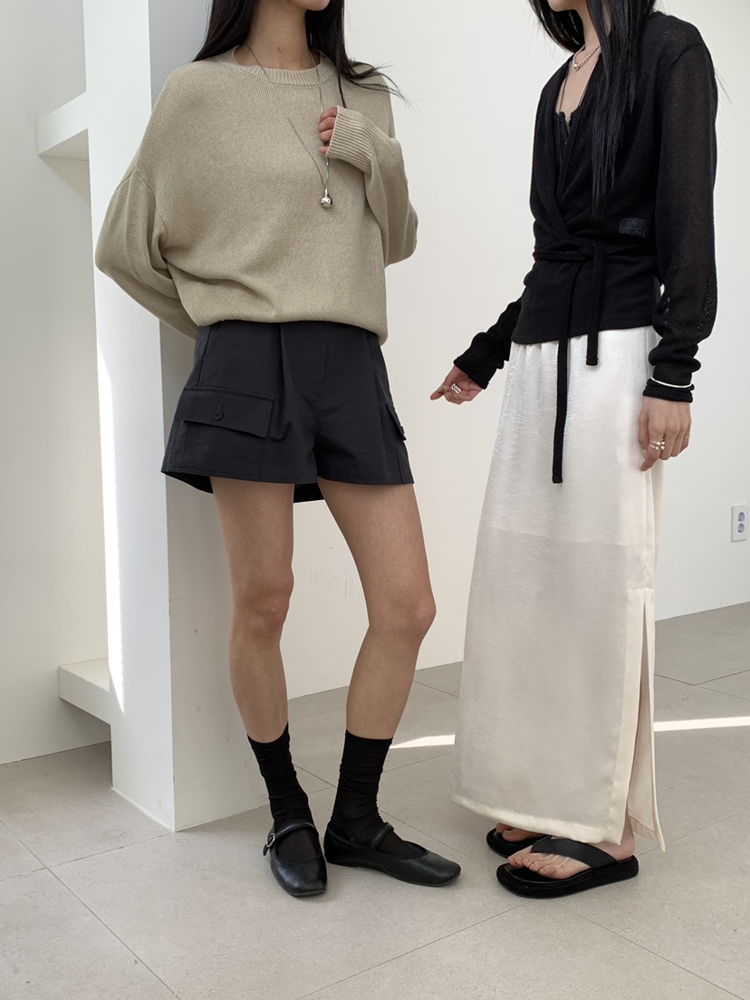 B_GARDER韓國直郵女裝新品26春夏熱賣休閑時尚人氣短褲棉質B.GARDER短褲