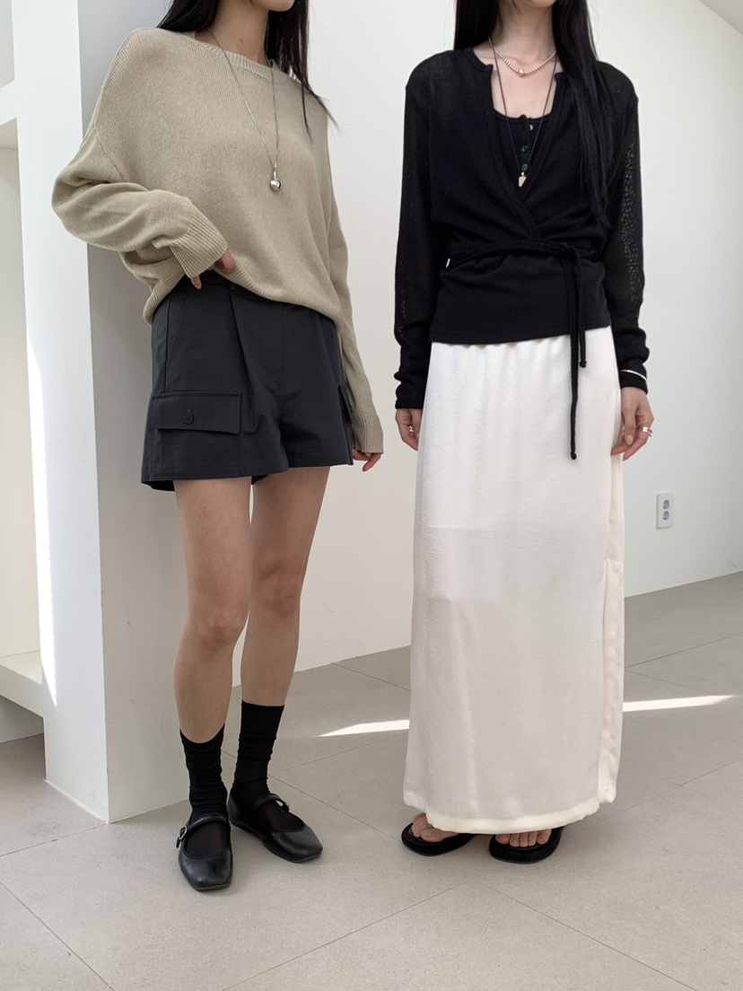 B_GARDER韓國直郵女裝新品26春夏熱賣休閑時尚人氣短褲棉質B.GARDER短褲