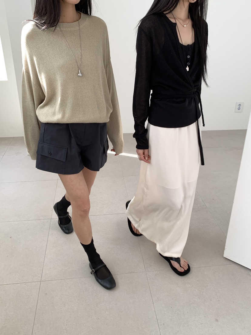 B_GARDER韓國直郵女裝新品26春夏熱賣休閑時尚人氣短褲棉質B.GARDER短褲