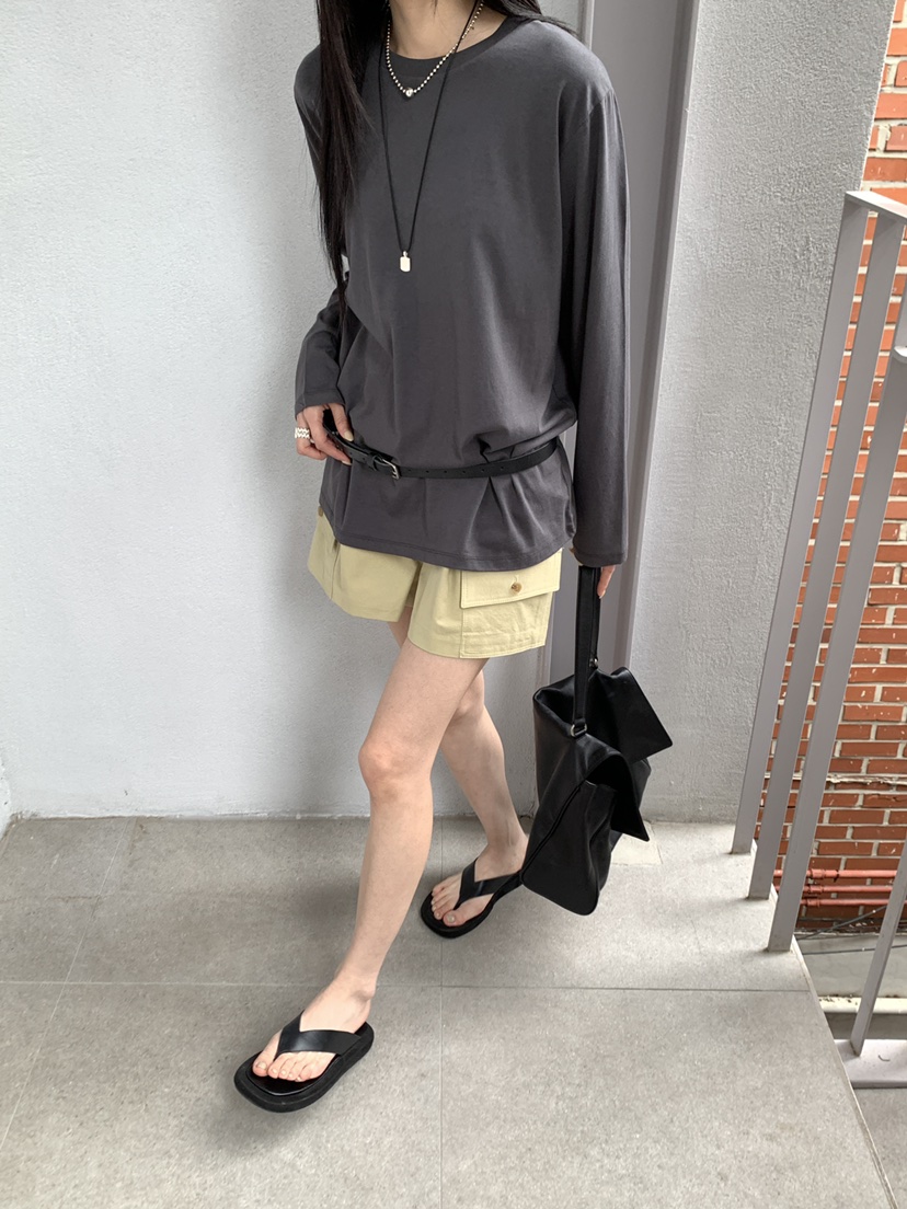 B_GARDER韓國直郵女裝新品26春夏熱賣休閑時尚人氣短褲棉質B.GARDER短褲