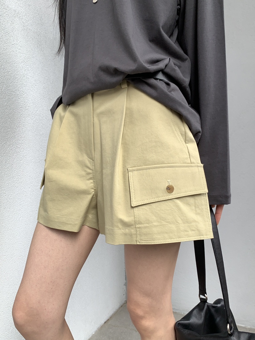 B_GARDER韓國直郵女裝新品26春夏熱賣休閑時尚人氣短褲棉質B.GARDER短褲