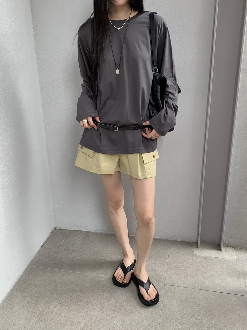 B_GARDER韓國直郵女裝新品26春夏熱賣休閑時尚人氣短褲棉質B.GARDER短褲