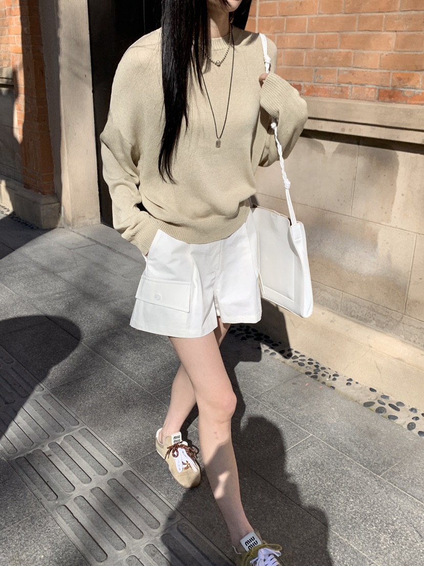 B_GARDER韓國直郵女裝新品26春夏熱賣休閑時尚人氣短褲棉質B.GARDER短褲