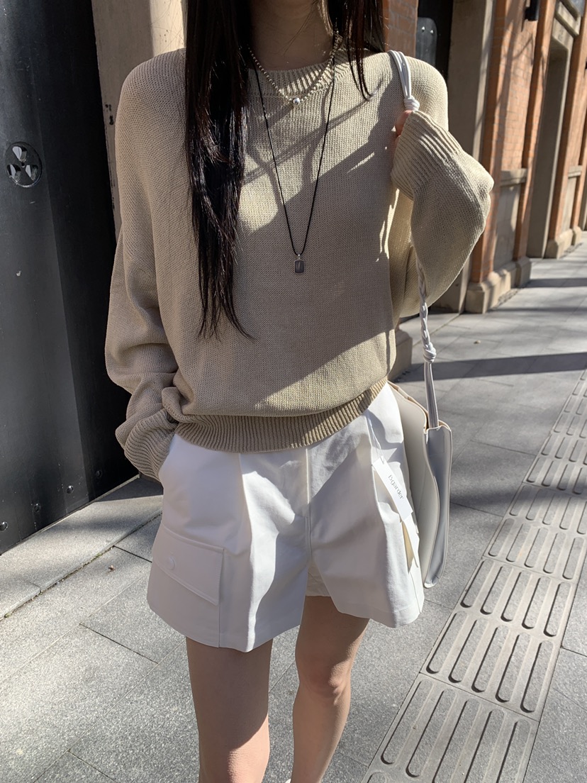 B_GARDER韓國直郵女裝新品26春夏熱賣休閑時尚人氣短褲棉質B.GARDER短褲