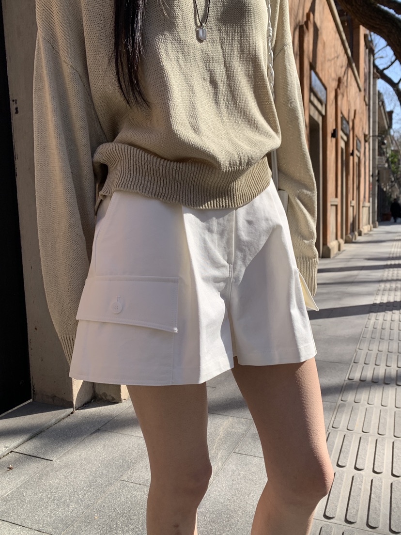 B_GARDER韓國直郵女裝新品26春夏熱賣休閑時尚人氣短褲棉質B.GARDER短褲