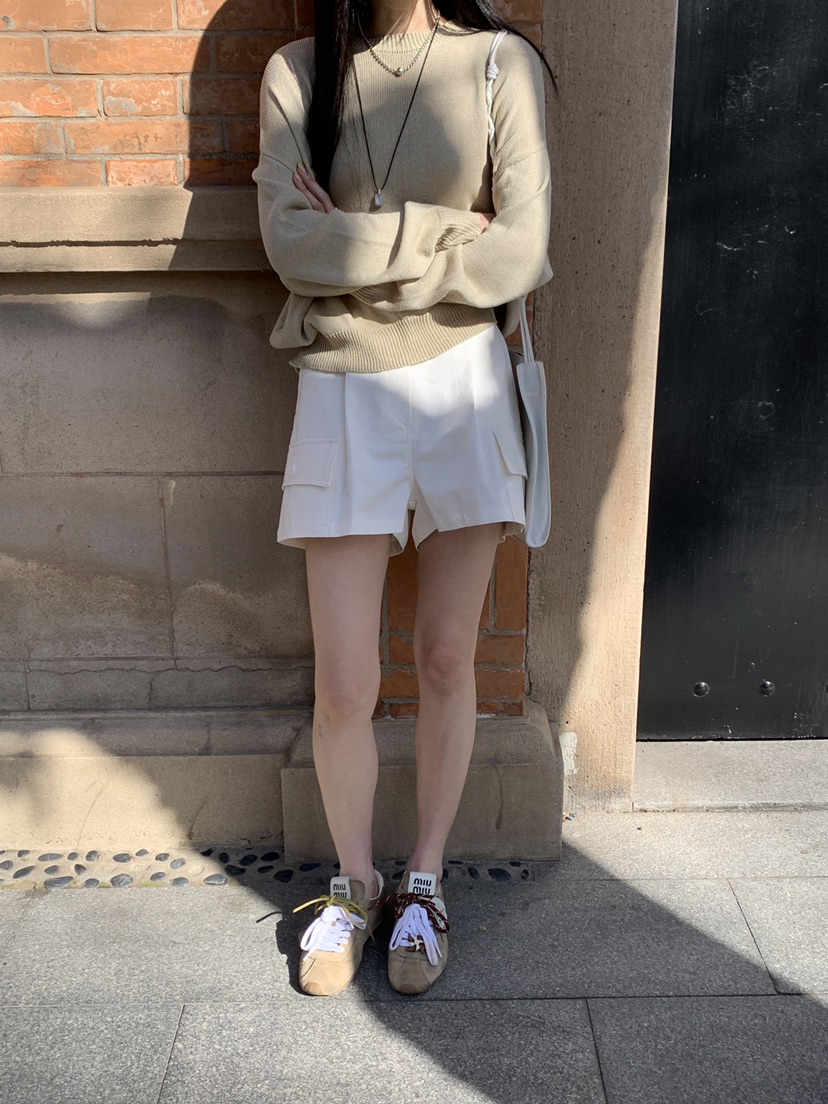 B_GARDER韓國直郵女裝新品26春夏熱賣休閑時尚人氣短褲棉質B.GARDER短褲