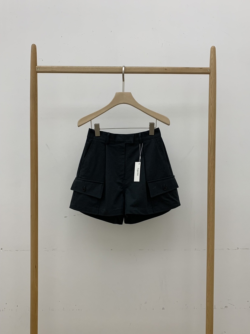 B_GARDER韓國直郵女裝新品26春夏熱賣休閑時尚人氣短褲棉質B.GARDER短褲圖色3墨