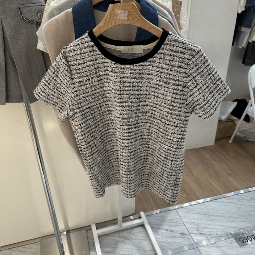 ABLESTUDIO韓國直郵實拍女士新款時尚26春夏職業推薦熱賣T恤ABLESTUDIOT恤圖色3