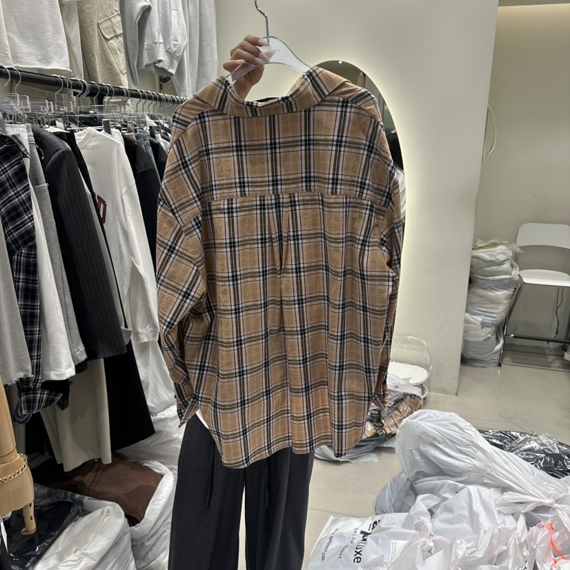 AT THE END韓國東大門代購女士新款26春夏人氣襯衫蕾絲衫AT THE END襯衫/蕾絲衫