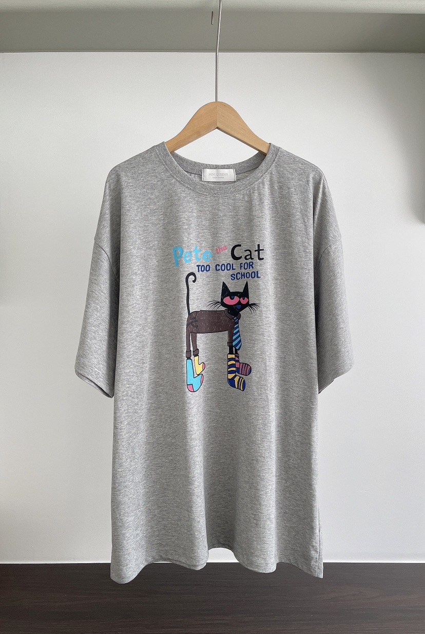 MINIQUEENS韓國東大門直郵女士新品熱賣時尚26春夏職業T恤MINIQUEENST恤圖色3