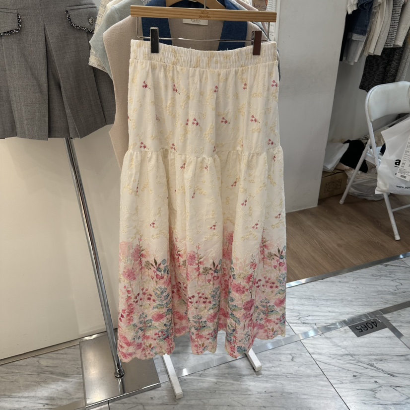 ABLESTUDIO韓國直郵實拍女士新品人氣熱賣推薦時尚職業長裙ABLESTUDIO長裙圖色1