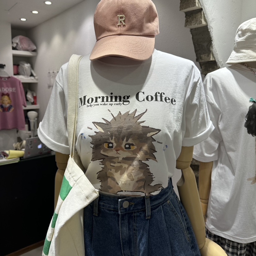 EVE韓國東大門直郵女裝新品26春夏推薦時尚熱賣休閑職業T恤EVET恤圖色1