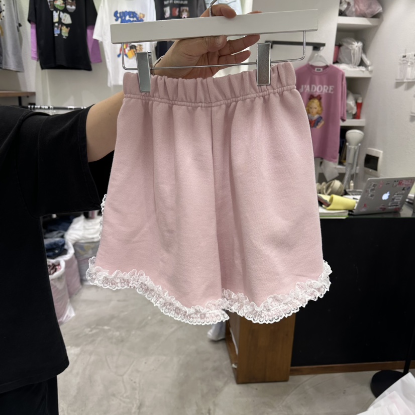 EVE韓國直郵女裝新品職業26春夏休閑時尚人氣熱賣短褲荷葉邊EVE短褲