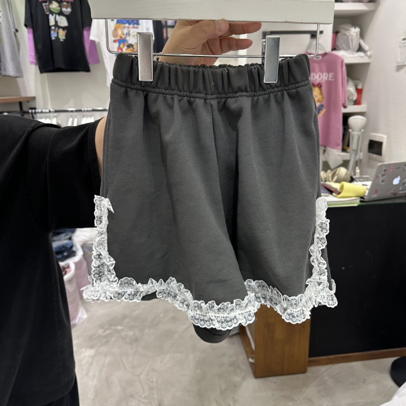 EVE韓國直郵女裝新品職業26春夏休閑時尚人氣熱賣短褲荷葉邊EVE短褲圖色3