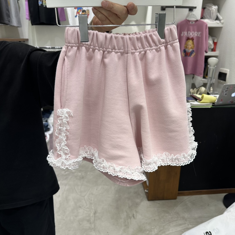 EVE韓國直郵女裝新品職業26春夏休閑時尚人氣熱賣短褲荷葉邊EVE短褲圖色5