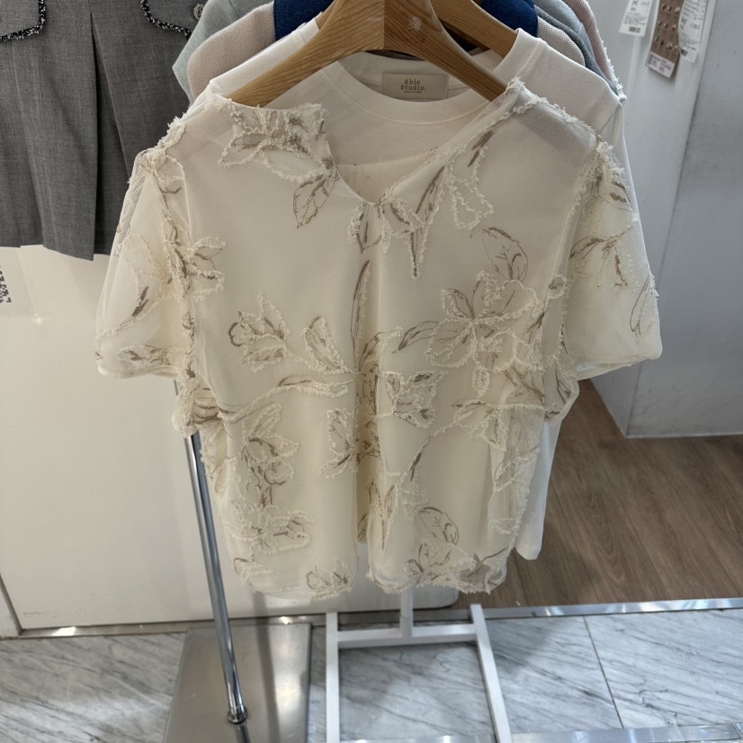 ABLESTUDIO韓國代購女裝新品人氣休閑職業熱賣襯衫蕾絲衫ABLESTUDIO襯衫/蕾絲衫