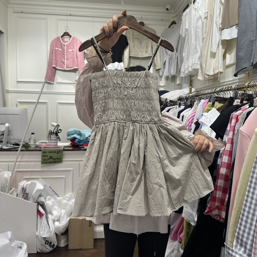 J.RITZY韓國直郵女裝新款人氣熱賣時尚推薦休閑連衣裙多層J.RITZY連衣裙圖色1