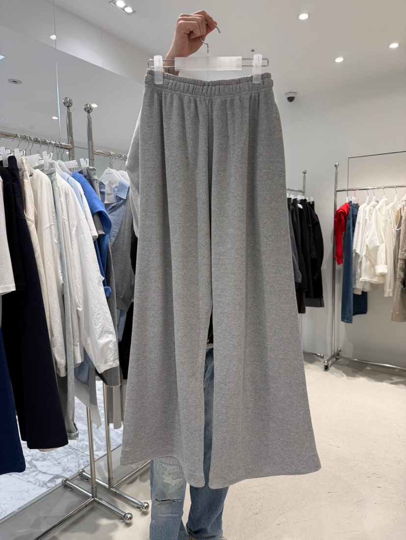 THE BRUNCH韓國直郵女士新款職業熱賣時尚26春夏休閑褲華夫格THE BRUNCH休閑褲