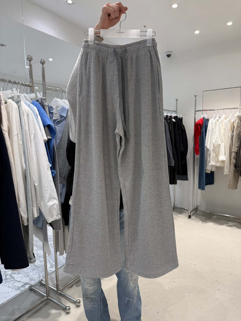 THE BRUNCH韓國直郵女士新款職業熱賣時尚26春夏休閑褲華夫格THE BRUNCH休閑褲圖色2