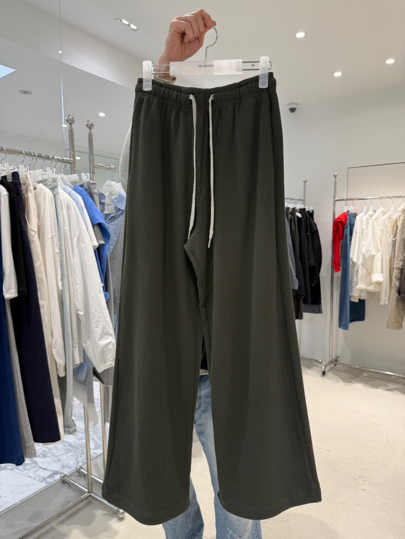 THE BRUNCH韓國直郵女士新款職業熱賣時尚26春夏休閑褲華夫格THE BRUNCH休閑褲圖色3