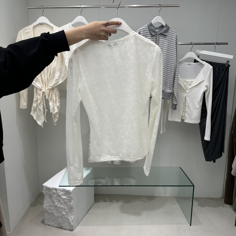 NEUTER韓國代購女裝新品人氣推薦26春夏休閑時尚熱賣長袖T恤NEUTER長袖T恤