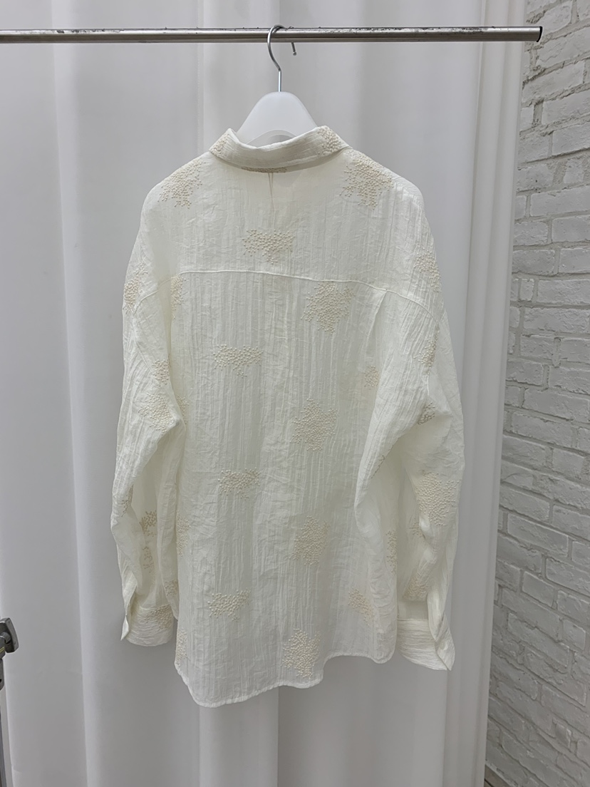 B_GARDER韓國東大門直郵女士新品推薦職業襯衫蕾絲衫刺繡B.GARDER襯衫/蕾絲衫