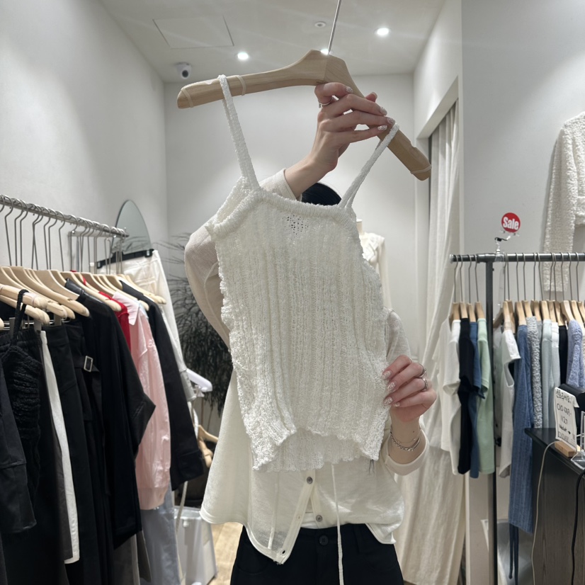 DDAY韓國東大門直郵女士新款時尚26春夏休閑熱賣吊帶背心DDAY吊帶/背心