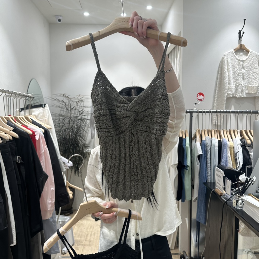 DDAY韓國東大門直郵女士新款時尚26春夏休閑熱賣吊帶背心DDAY吊帶/背心圖色2