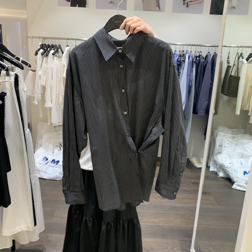 OURIN/THIS IS韓國代購女士新款職業推薦休閑襯衫蕾絲衫OURIN/THIS IS襯衫/蕾絲衫圖色2