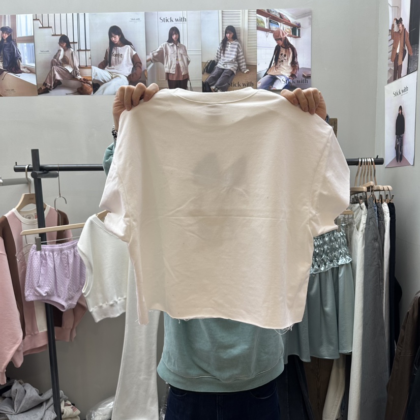 STICK WITH韓國東大門直郵女裝新款休閑時尚26春夏熱賣T恤STICK WITHT恤
