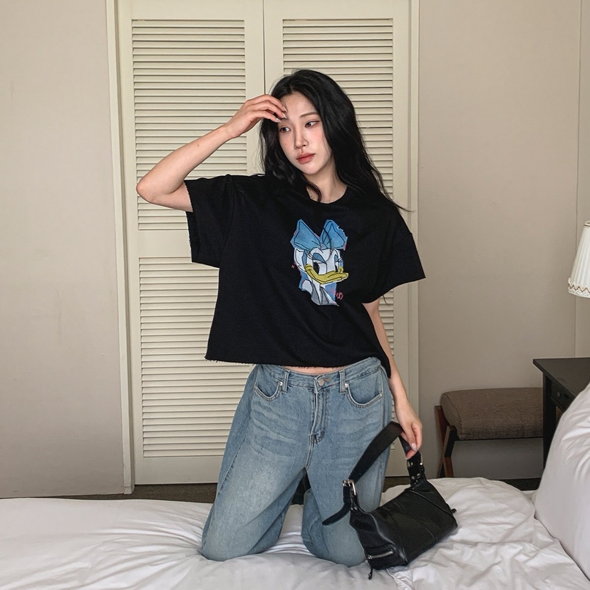 STICK WITH韓國東大門直郵女裝新款休閑時尚26春夏熱賣T恤STICK WITHT恤