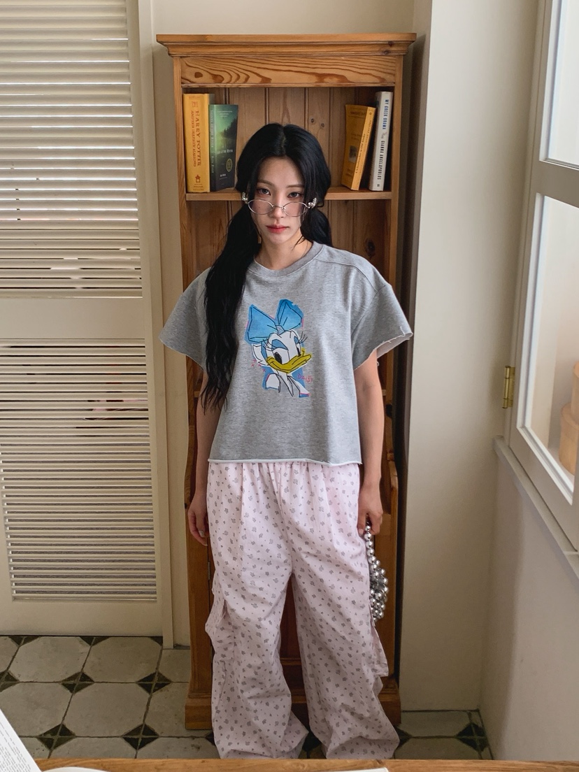 STICK WITH韓國東大門直郵女裝新款休閑時尚26春夏熱賣T恤STICK WITHT恤