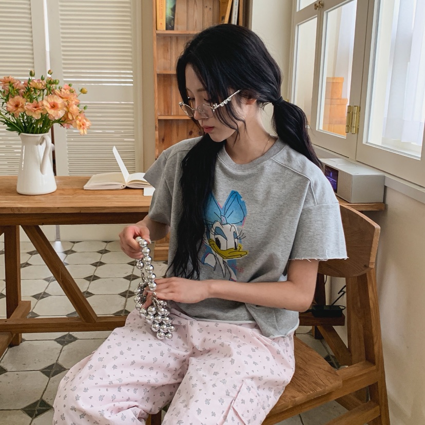 STICK WITH韓國東大門直郵女裝新款休閑時尚26春夏熱賣T恤STICK WITHT恤