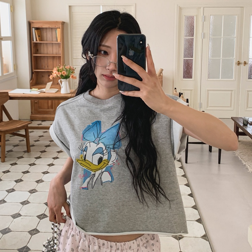 STICK WITH韓國東大門直郵女裝新款休閑時尚26春夏熱賣T恤STICK WITHT恤