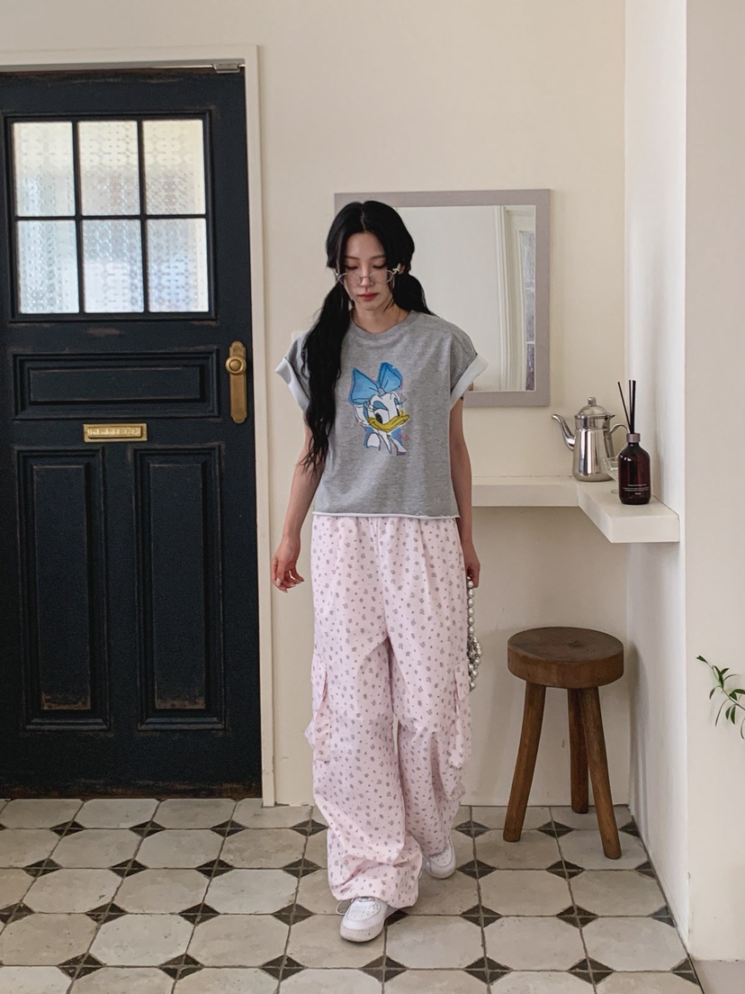 STICK WITH韓國東大門直郵女裝新款休閑時尚26春夏熱賣T恤STICK WITHT恤