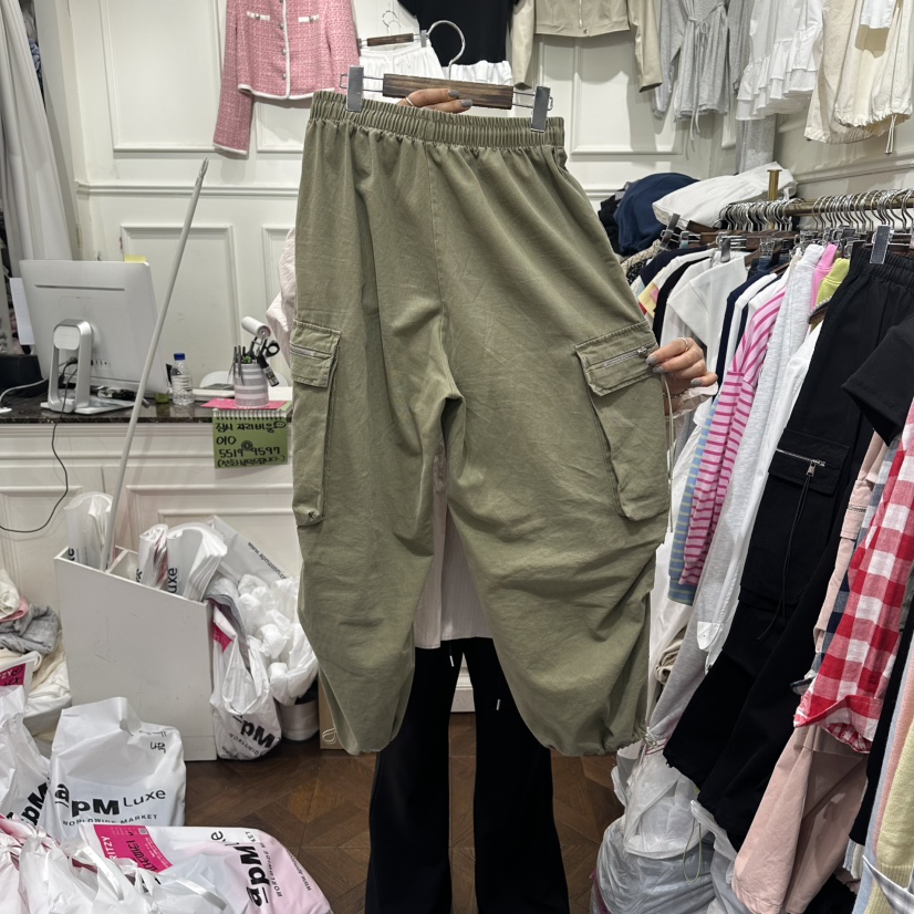 J.RITZY韓國東大門直郵女裝新品熱賣推薦人氣休閑褲口袋J.RITZY休閑褲