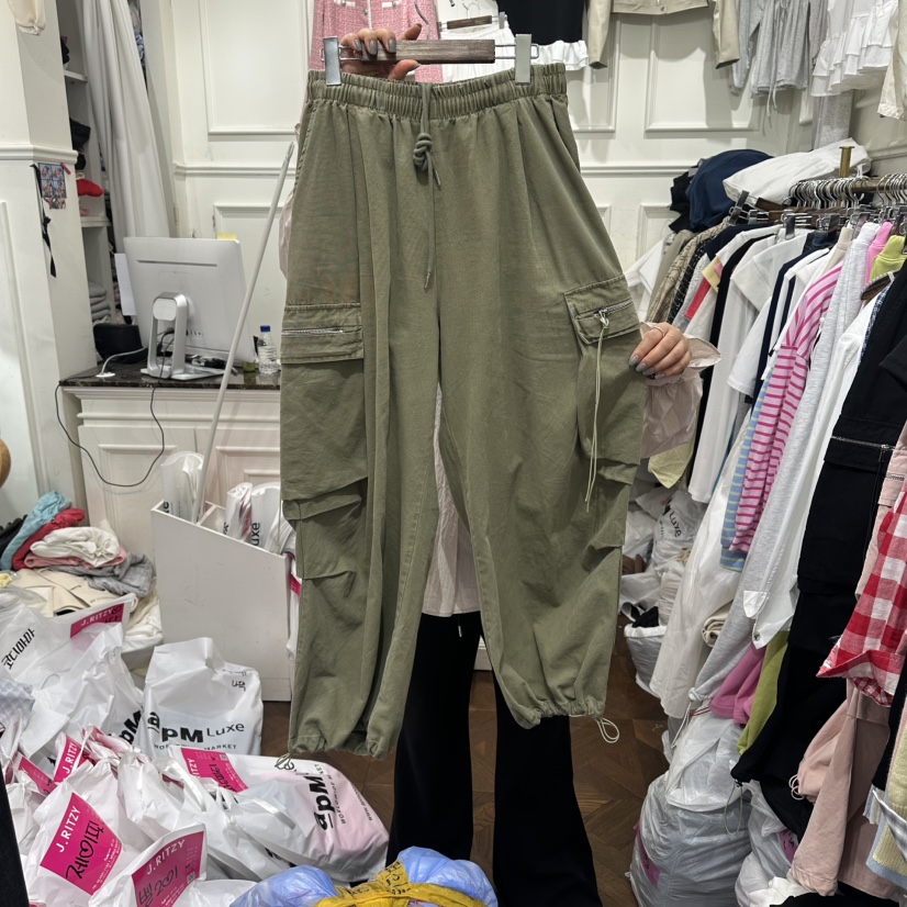 J.RITZY韓國東大門直郵女裝新品熱賣推薦人氣休閑褲口袋J.RITZY休閑褲圖色3