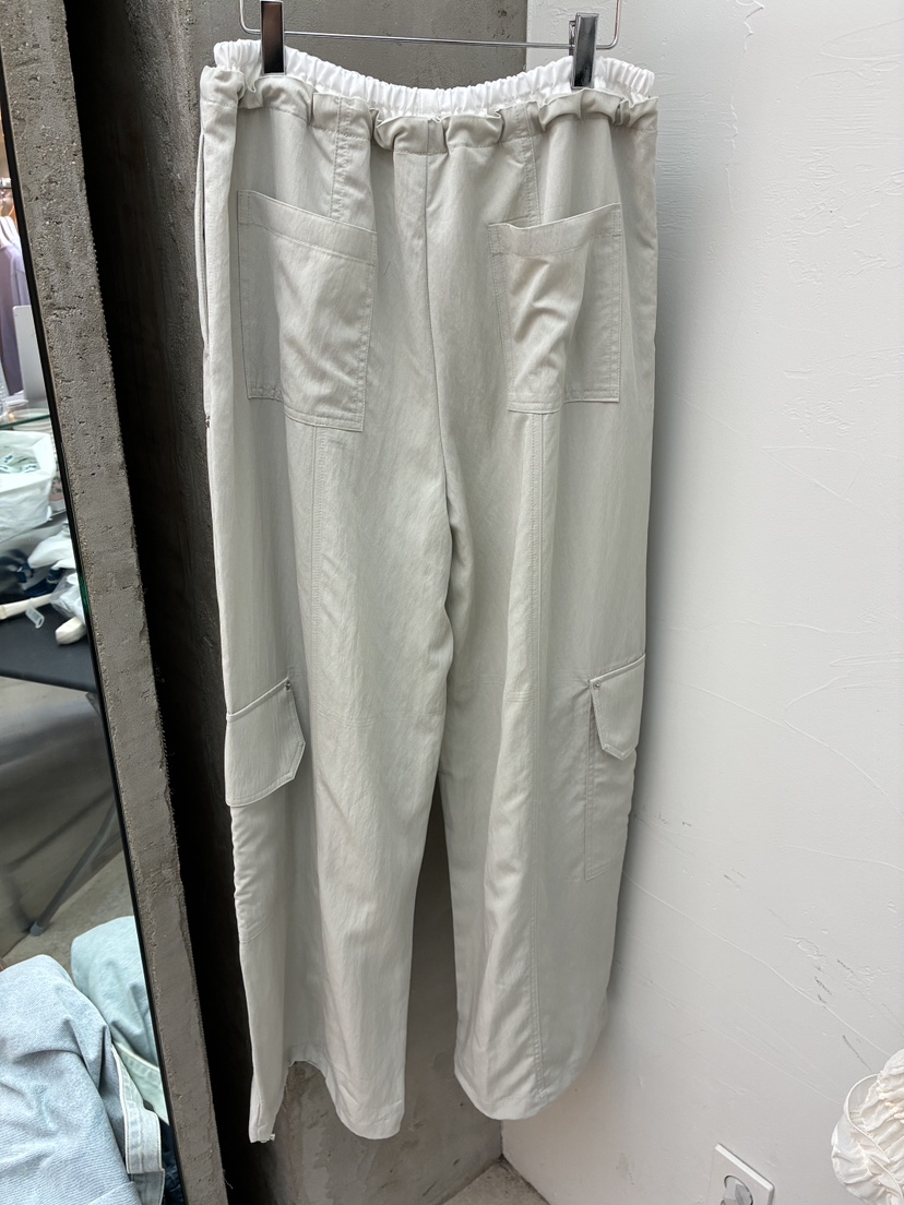 Verbena韓國代購女士新款時尚休閑推薦熱賣休閑褲工裝褲撞色Verbena休閑褲