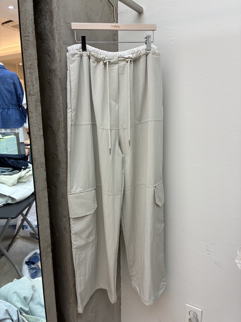 Verbena韓國代購女士新款時尚休閑推薦熱賣休閑褲工裝褲撞色Verbena休閑褲圖色1