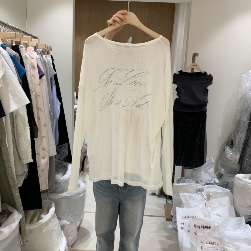 HOWFF韓國直郵女士新品人氣推薦熱賣職業時尚休閑長袖T恤HOWFF長袖T恤