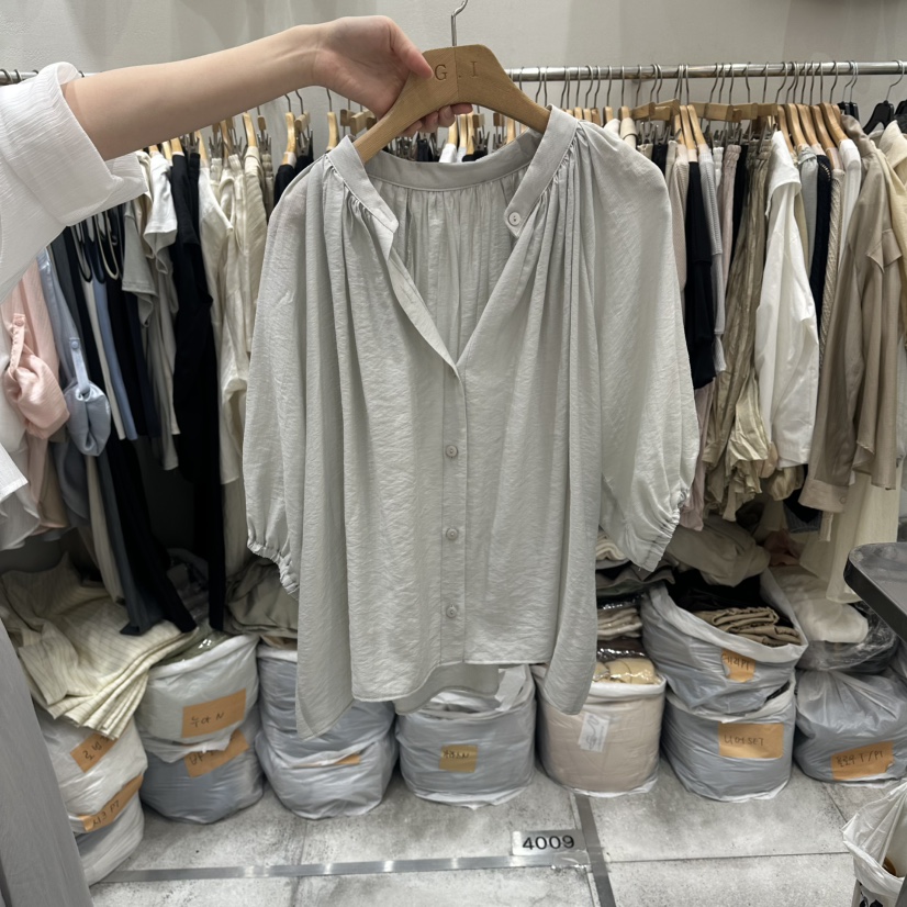 G.I-L韓國代購女士新款人氣時尚職業26春夏熱賣襯衫蕾絲衫G.I-L襯衫/蕾絲衫圖色3