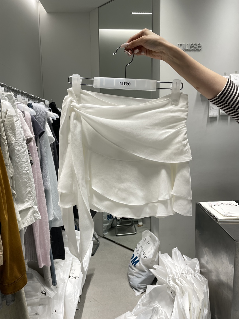 NUESE韓國直郵女士新品推薦職業人氣26春夏熱賣休閑時尚短裙NUESE短裙圖色1