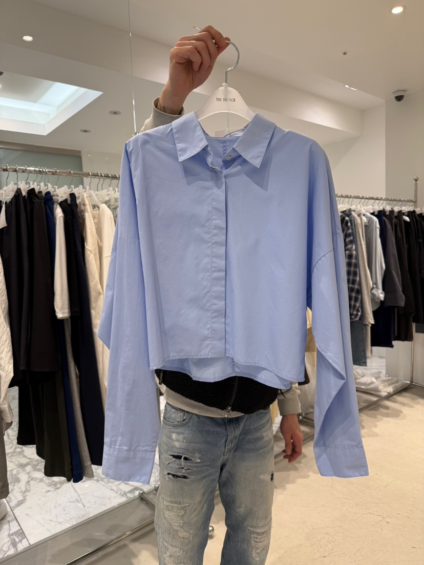 THE BRUNCH韓國東大門直郵女士新品推薦休閑襯衫蕾絲衫短款THE BRUNCH襯衫/蕾絲衫圖色2