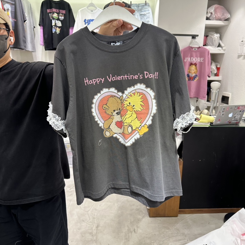 EVE韓國代購女士新款26春夏時尚職業熱賣人氣推薦休閑T恤EVET恤圖色4